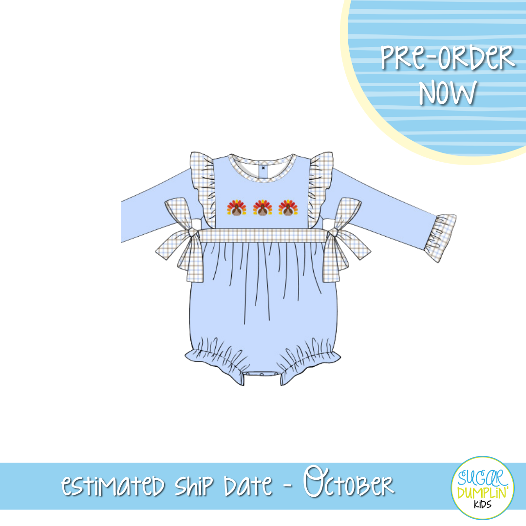 PO115: French Knot Turkey Girls Bubble