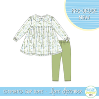PO109: Greenwich Garden Girls Legging Set