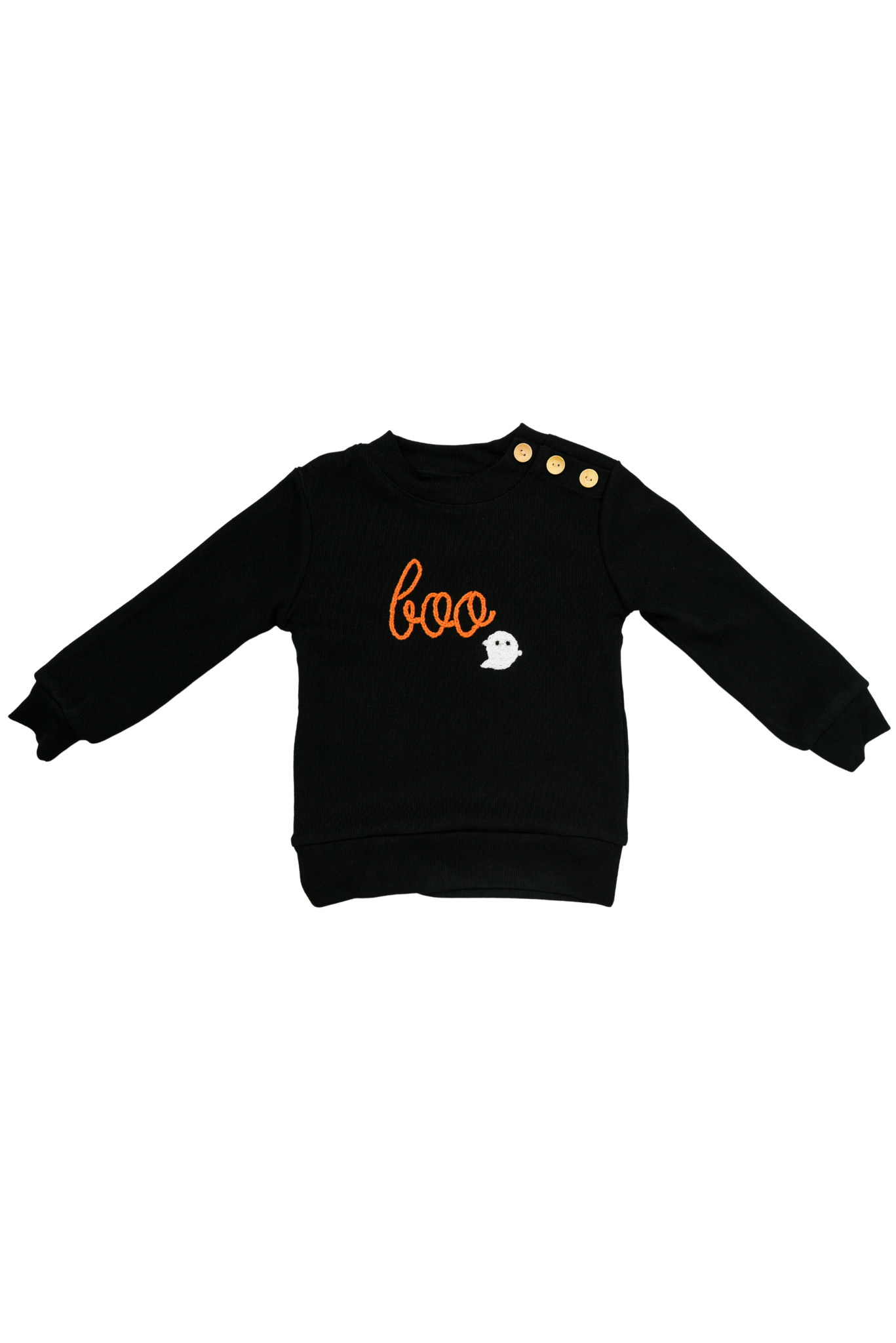 Boys Boo Chainstitch Sweater