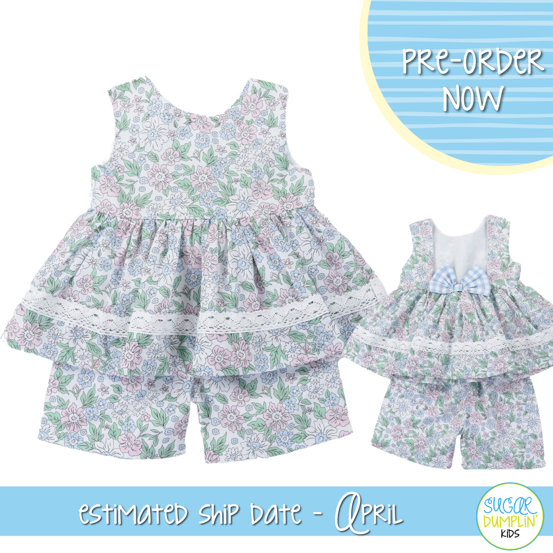 P0101: Girls Beverly Short Set