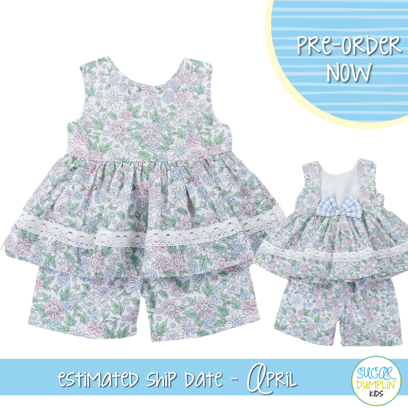 P0101: Girls Beverly Short Set