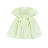 PO110: Elegant Smock Girls Dress