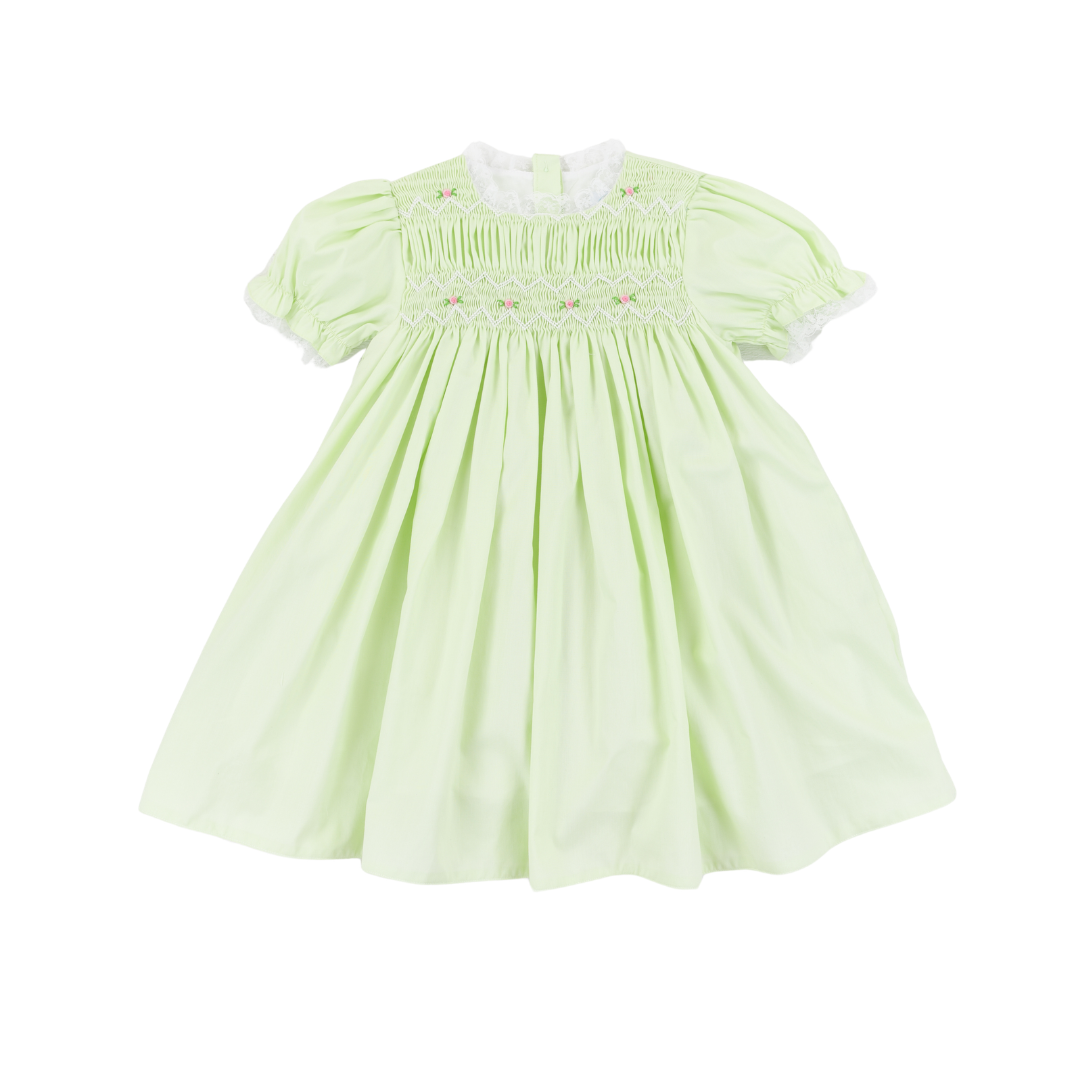 PO110: Elegant Smock Girls Dress