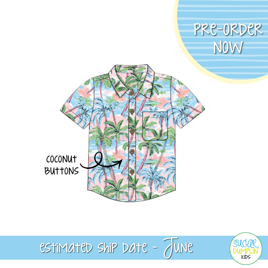 PO112: Caribbean Blues Boys Shirt Only