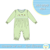 PO109: Mallard Embroidered Girls Romper