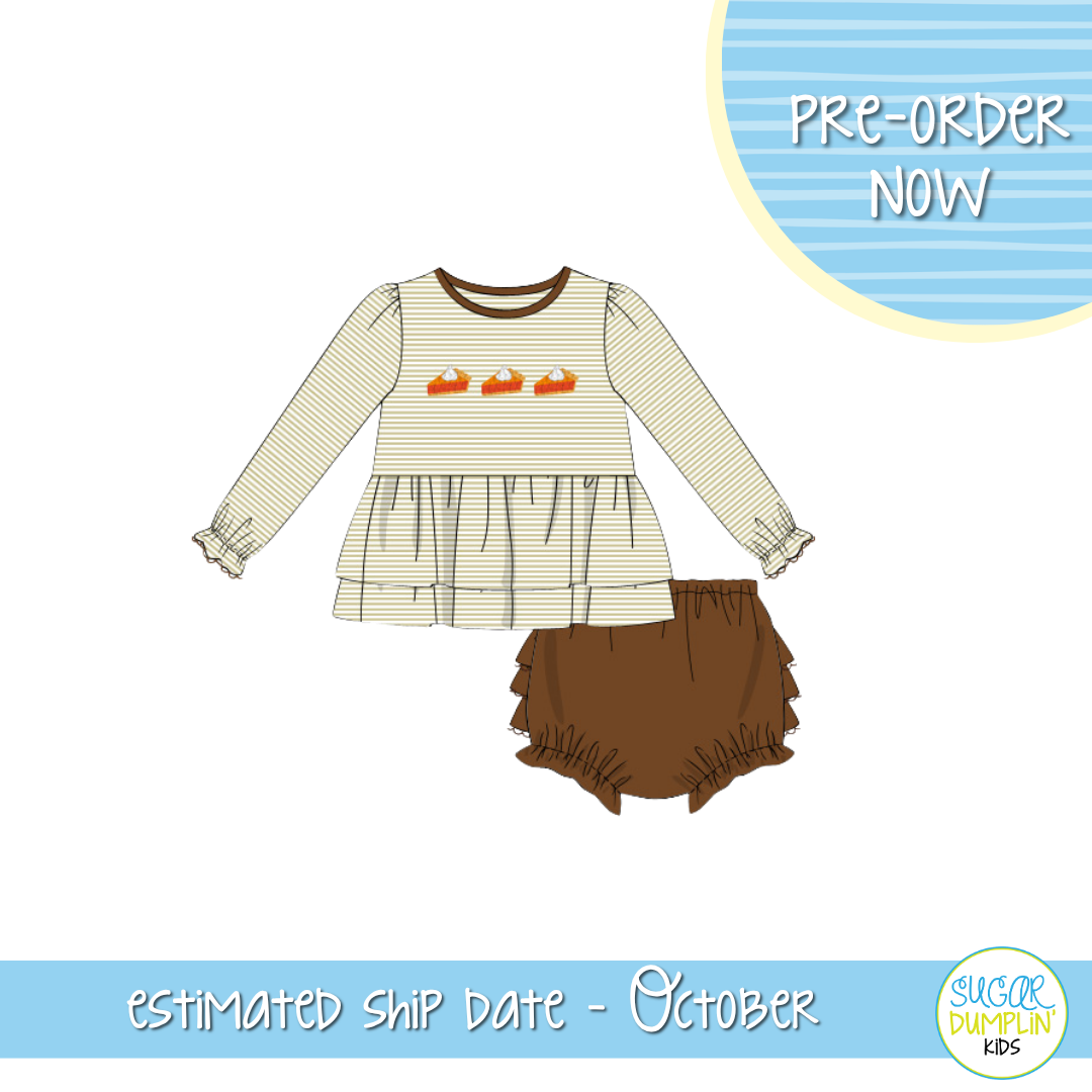 PO115: Sweet as Pie Girls Bloomer Set