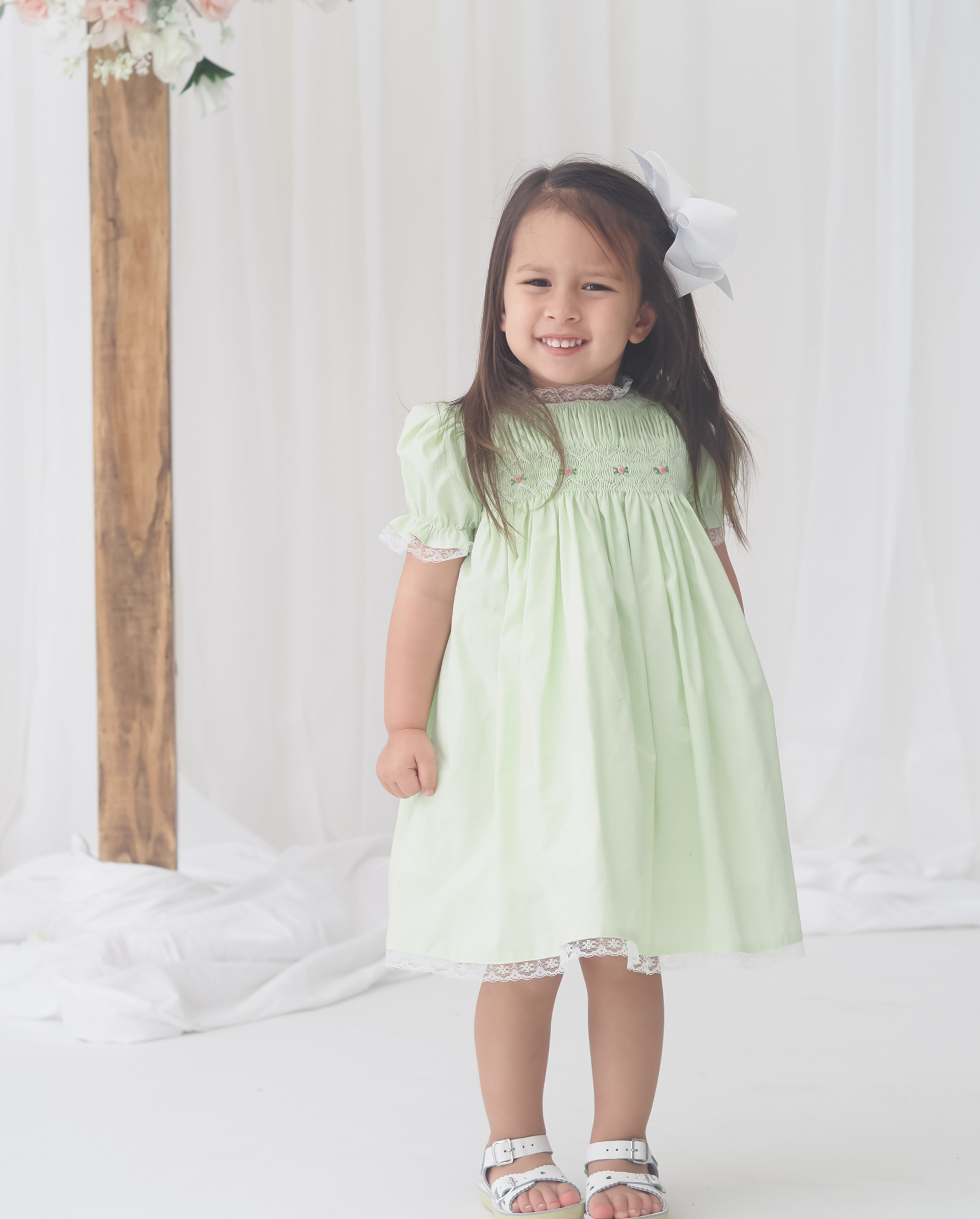 Elegant Smocked Dress