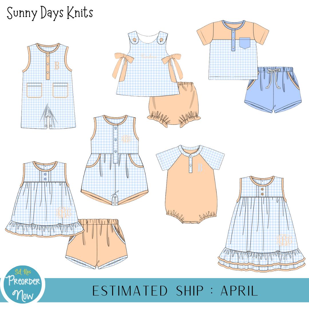 P0101: Sunny Days Knits Girl Romper