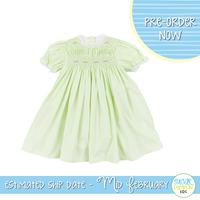 PO110: Elegant Smock Girls Dress