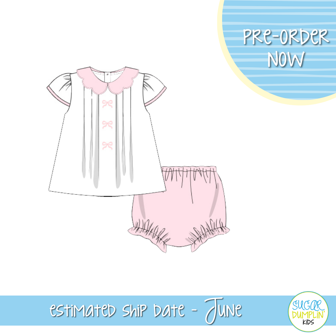 PO103: Classic Bows Bloomer Set