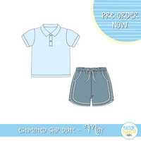 PO111: Courtside Cutie Boys Short Set
