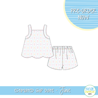 PO112: Beach Side Cutie Short Set