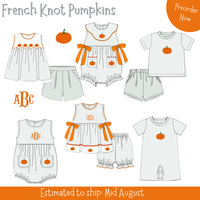 PO106: French Knot Pumpkins Boy Bubble