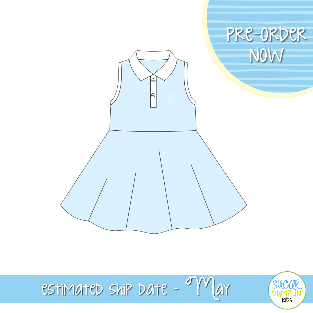 PO111: Courtside Cuties Girls Dress