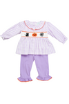 Girls Spooky Smocked Legging Set