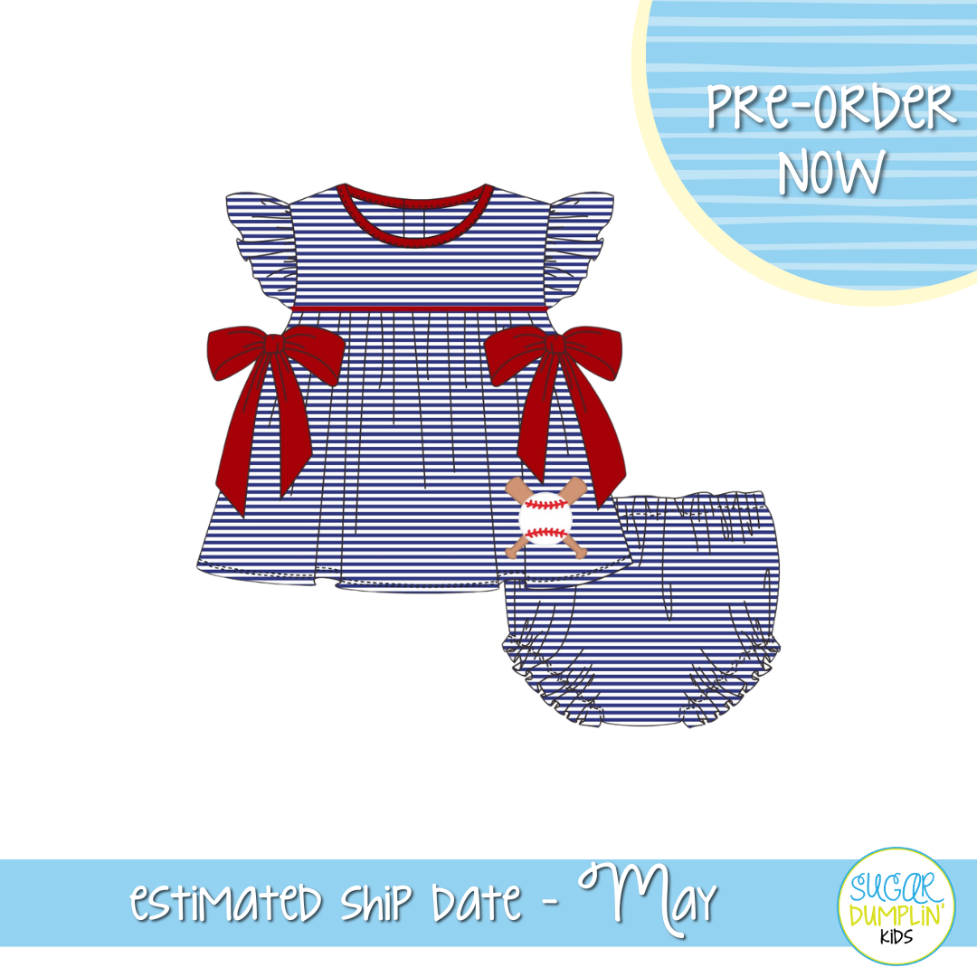 PO111: Hey Batter Batter Girls Bloomer Set