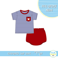 PO111: Hey Batter Batter Boys Diaper Set