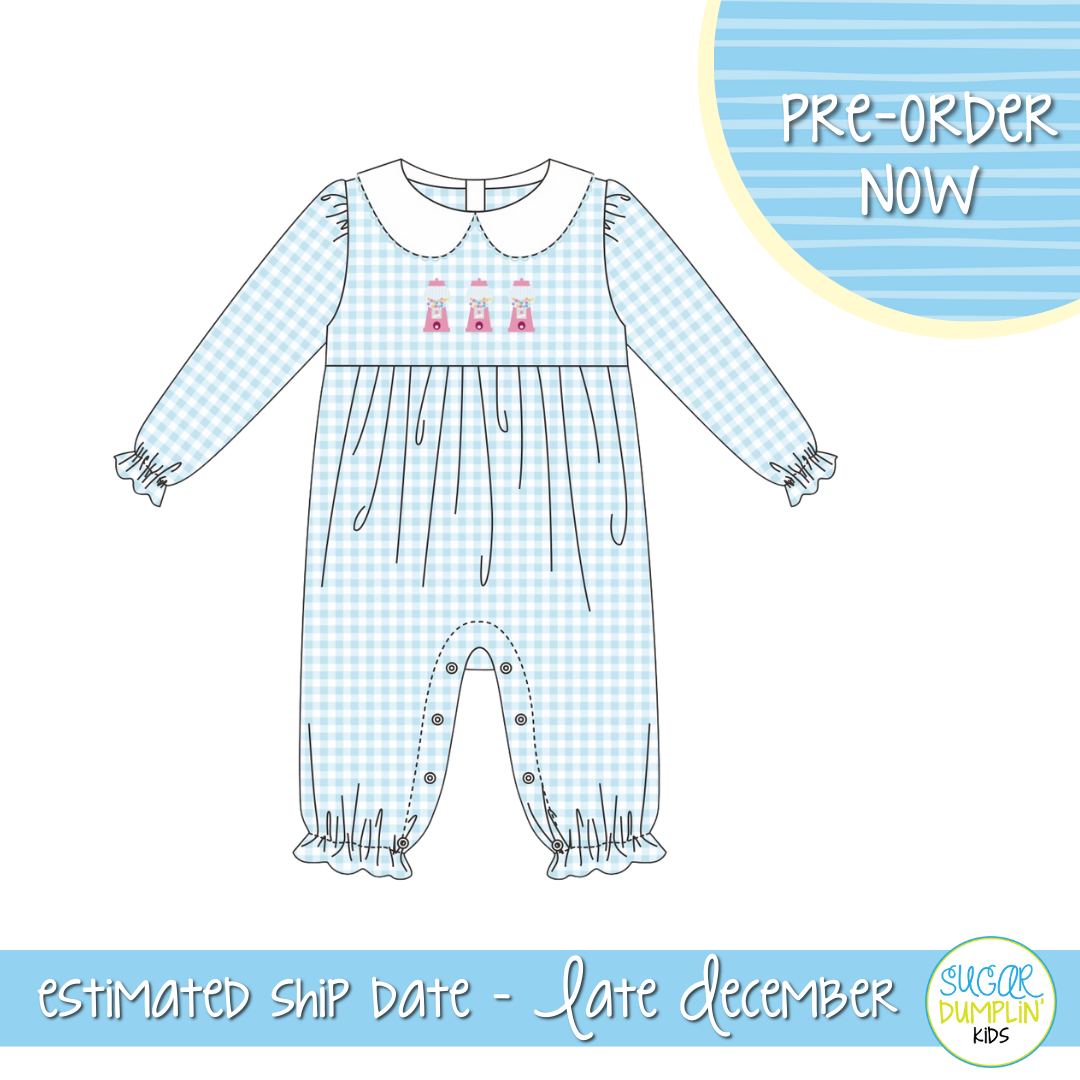 PO109: Bubble Gum Girls Romper