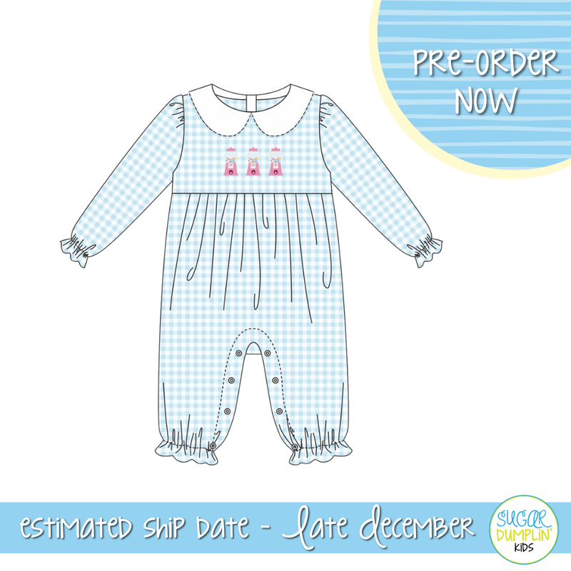 PO109: Bubble Gum Girls Romper