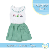 P0101: Girls Hole In One Skort Set