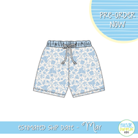 PO111: Fun in the Sand Boys Swim Shorts