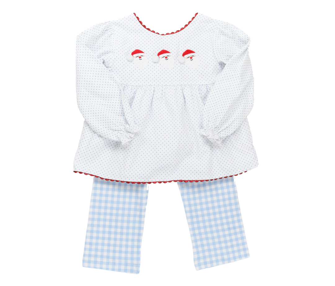 Santa Baby Girl Pant Set