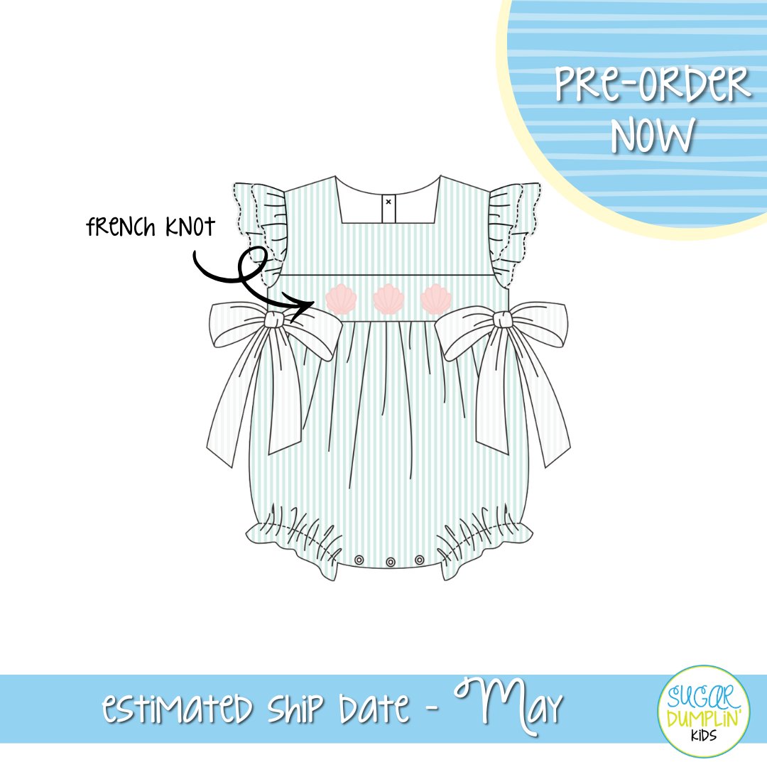 PO111: Striped Shells Collection Girls Bubble