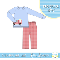 PO109: Little Engine Boys Pant Set