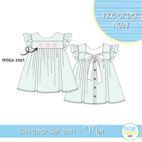 PO111: Striped Shells Collection Girls Dress