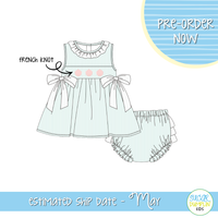 PO111: Striped Shells Collection Girls Bloomer Set