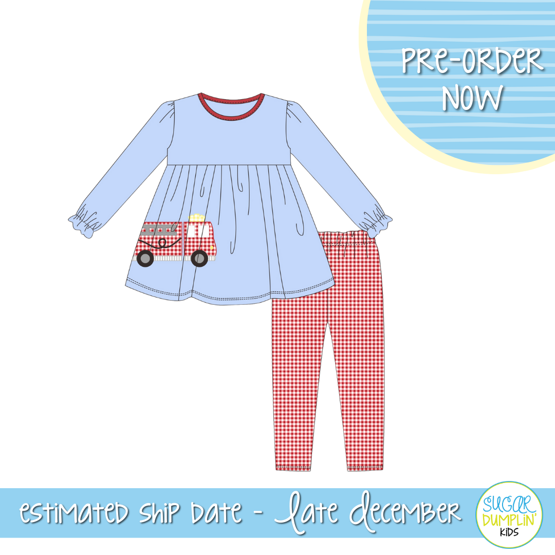 PO109: Little Engine Girls Legging Set