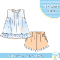 P0101: Sunny Days Knits Girl Short Set