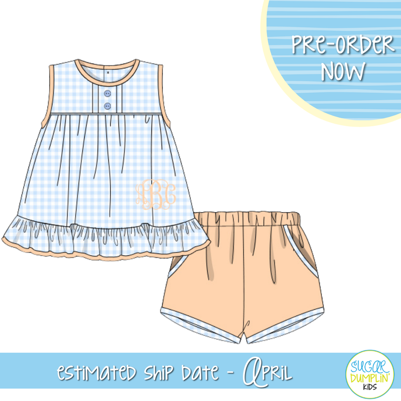 P0101: Sunny Days Knits Girl Short Set