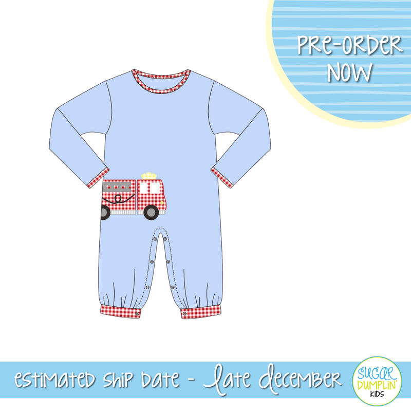 PO109: Little Engine Boys Romper