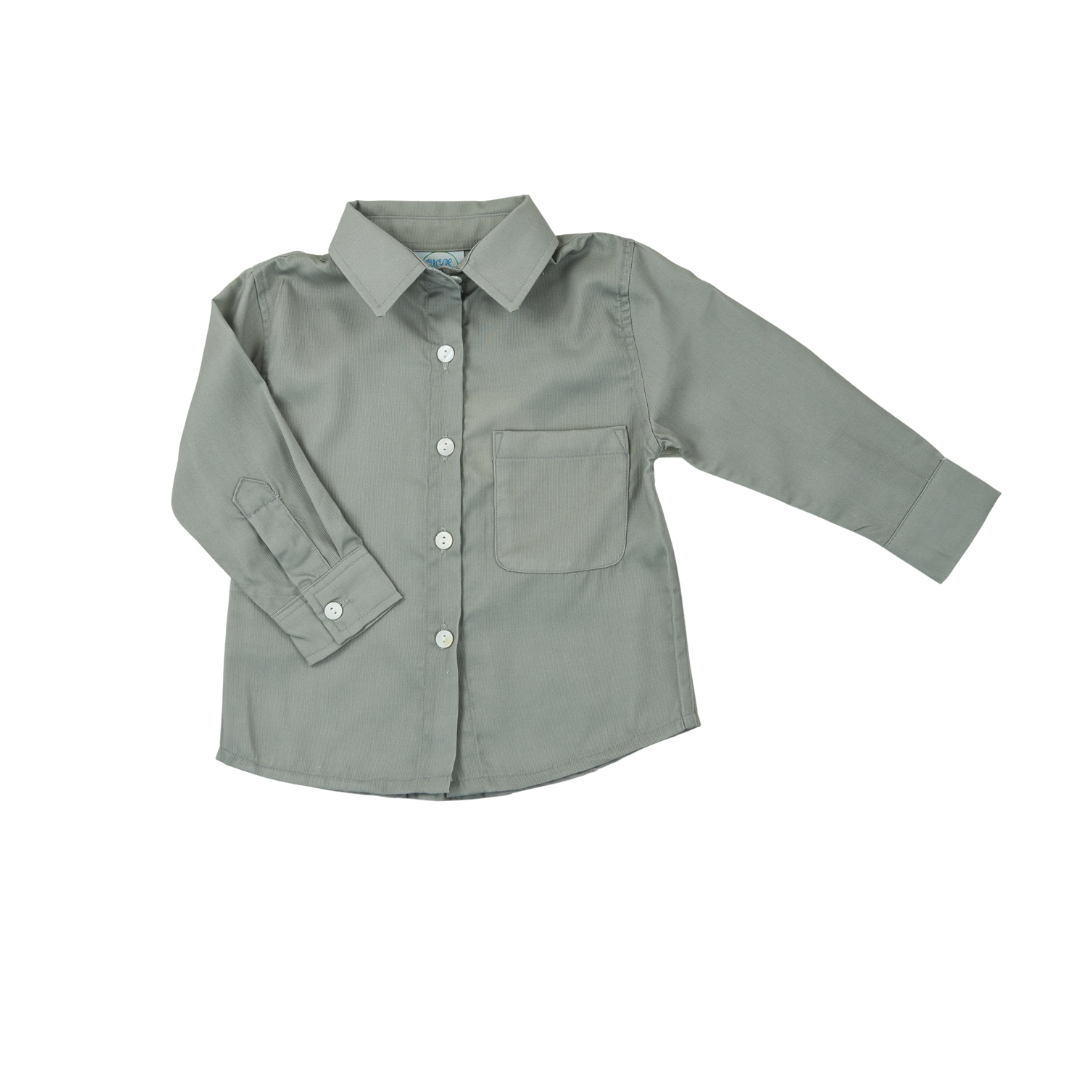 Olive and Ivory Blooms Shirt Only