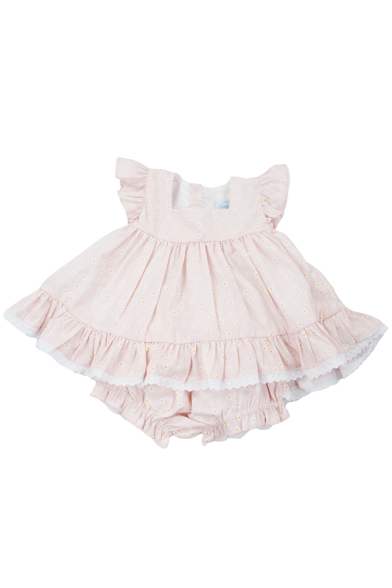 Girls Daisy Diaper Set