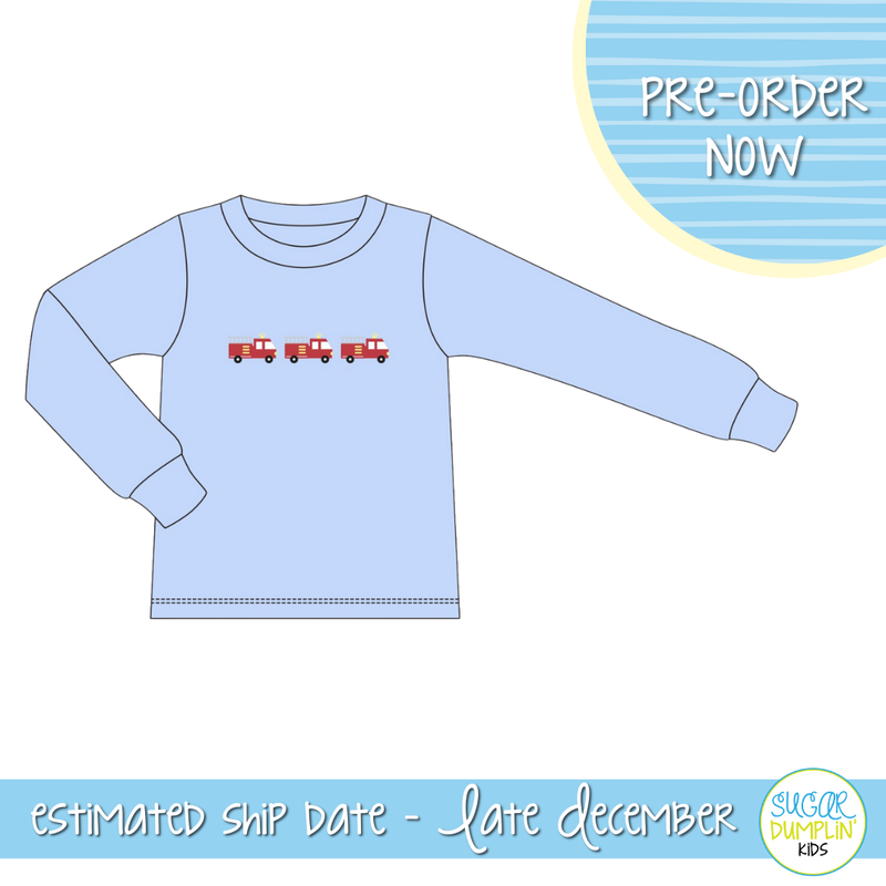 PO109: Fire Truck Tshirt