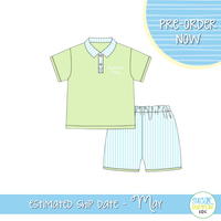 PO111: Mothers Day Collection Boys Short Set