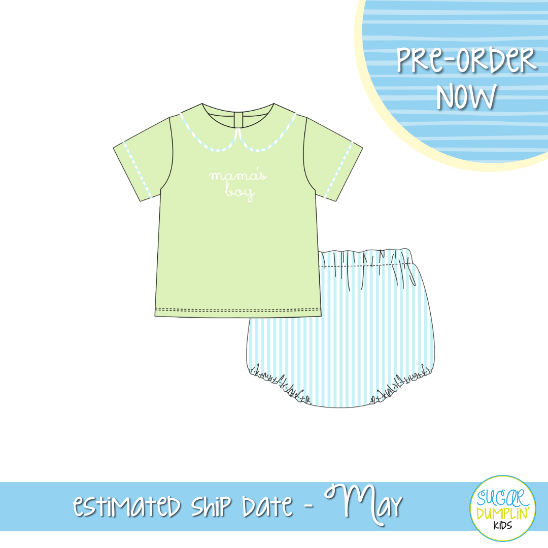 PO111: Mothers Day Collection Boys Diaper Set