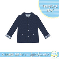 PO109: Cool Weather Boys Navy Jacket