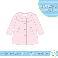 PO109: Cool Weather Girls Light Pink Coat