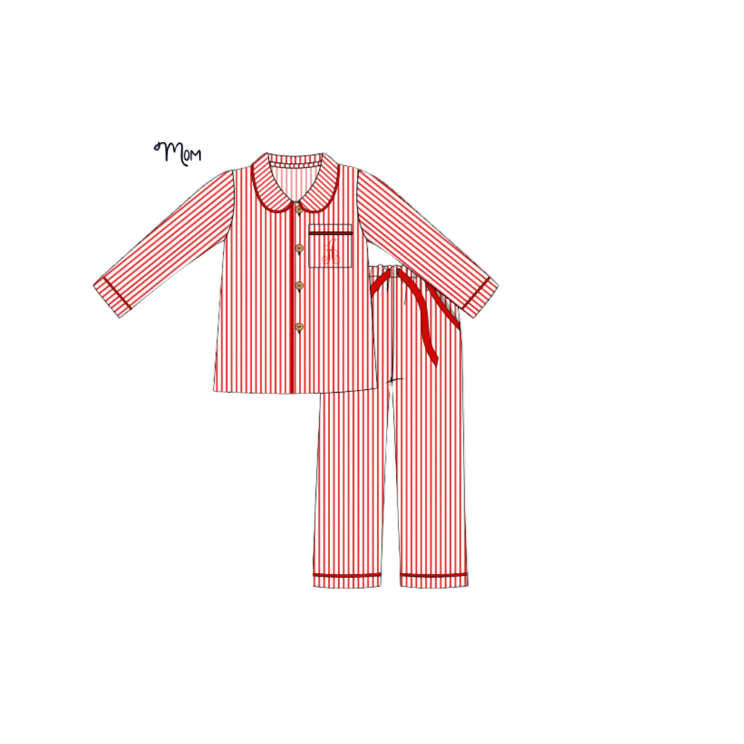 Classic Christmas PJ Mom Set