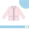 PO109: Cool Weather Girls Zip Up Ruffle Jacket