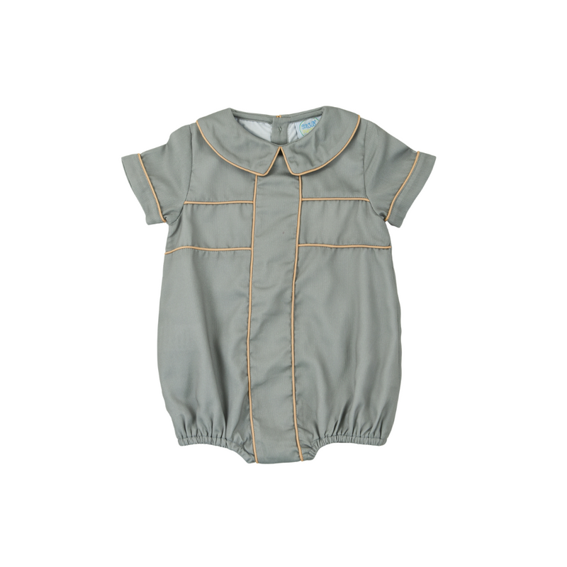 Olive and Ivory Blooms Boy Bubble