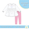 PO109: Bow Wreath Girls Legging Set