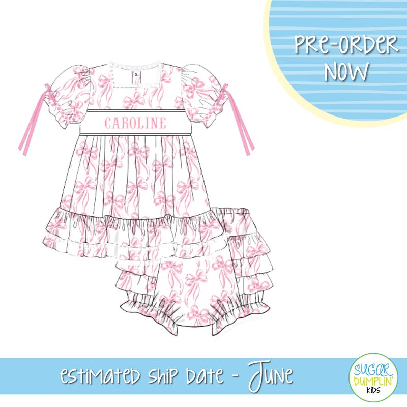 PO103: Ribbons & Lace Bloomer Set