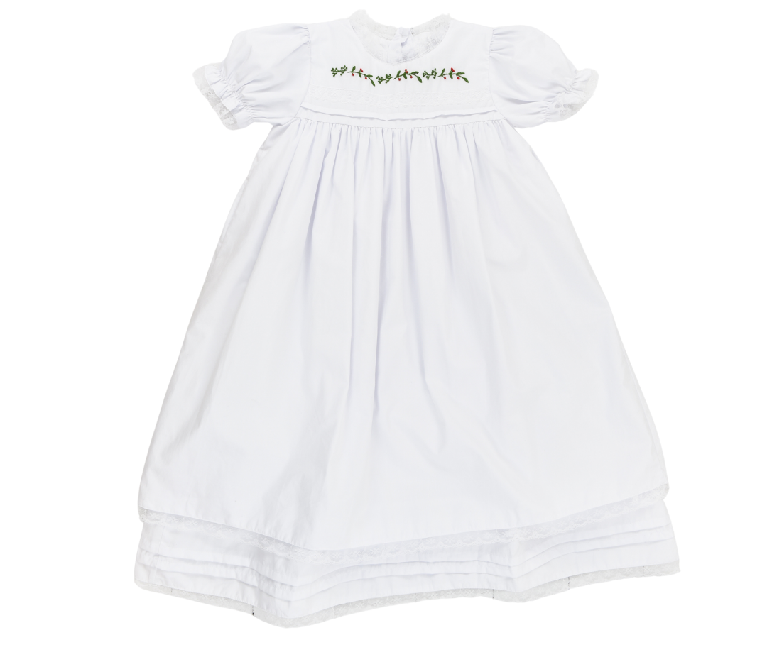 Olive Heirloom Girl Dress