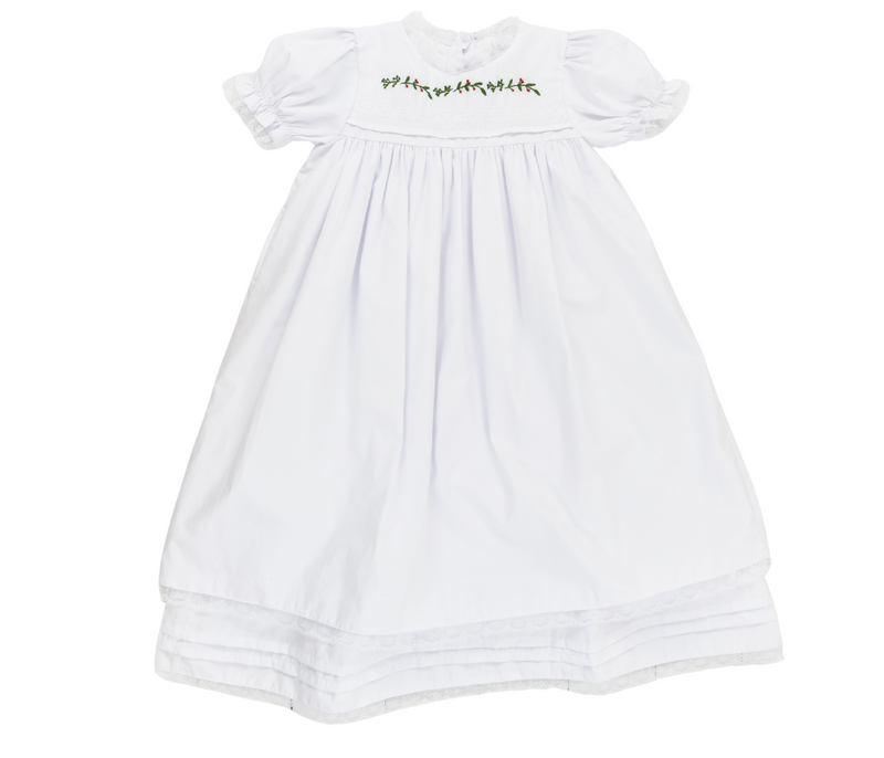 Olive Heirloom Girl Dress