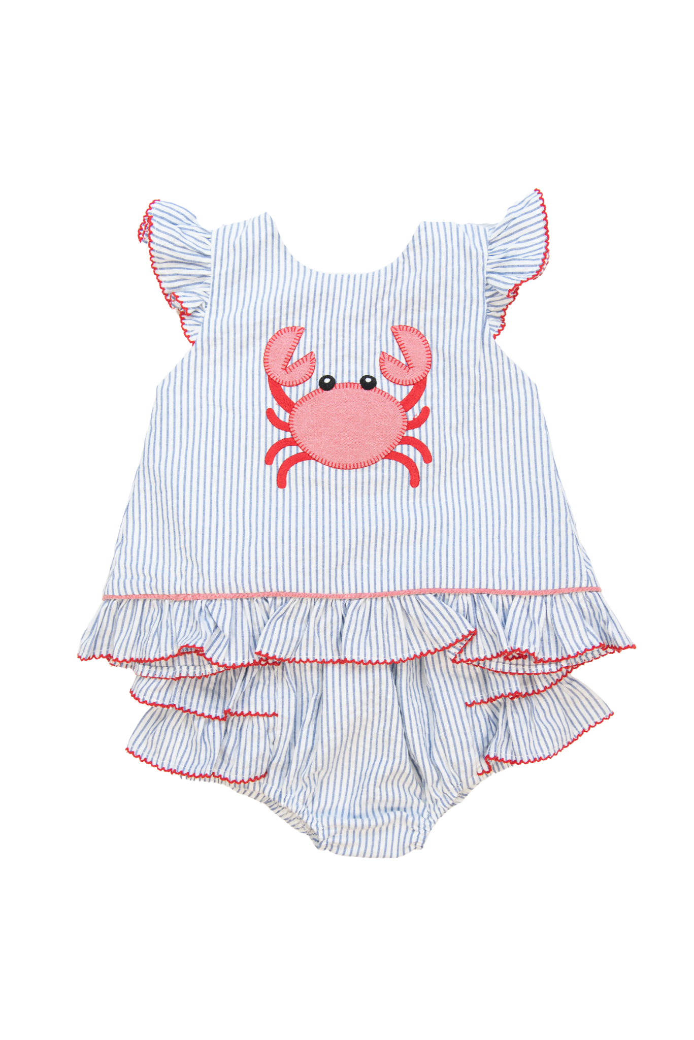 Girls Crab Walk Diaper Set