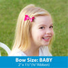 3 Pack Baby Grosgrain Bows (Multi colors)